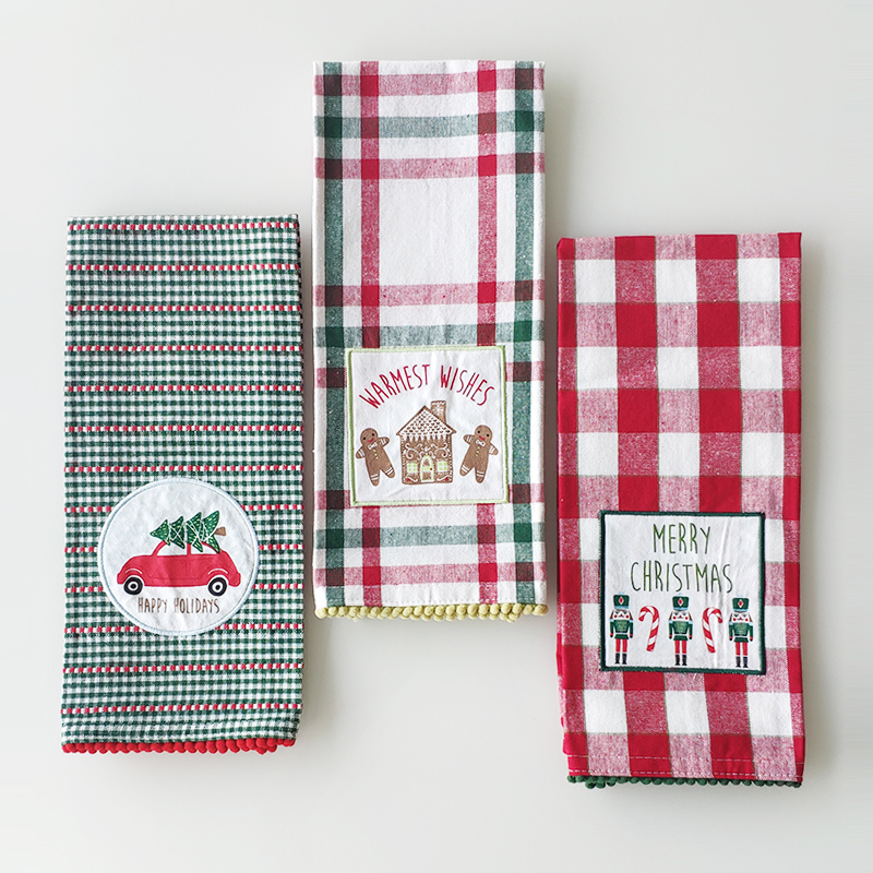 Christmas tea towel