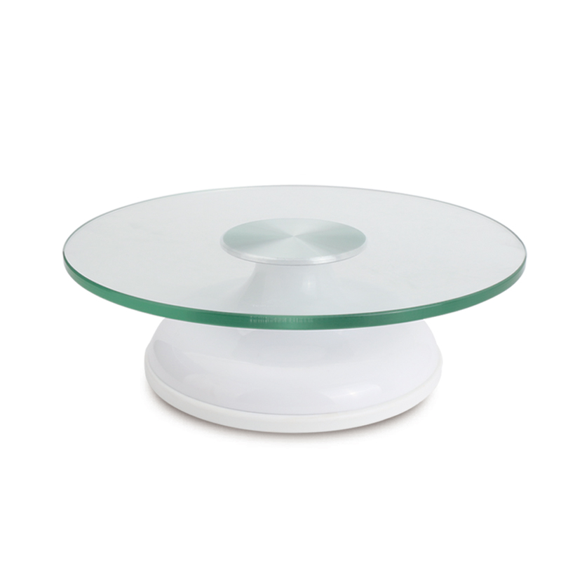 Glass cake turntable