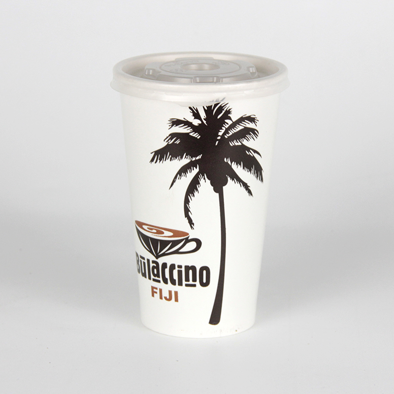 16oz 500ml Diposable Paper Cups for Cold Drink with Lids