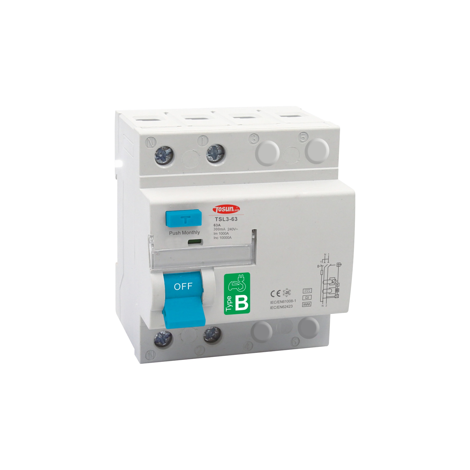 DC Residual Current Circuit Breaker