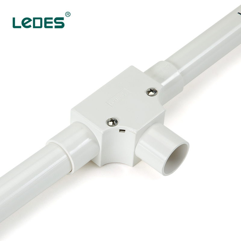 LEDES LSZH Inspection Tee White 20mm Flame Retardant