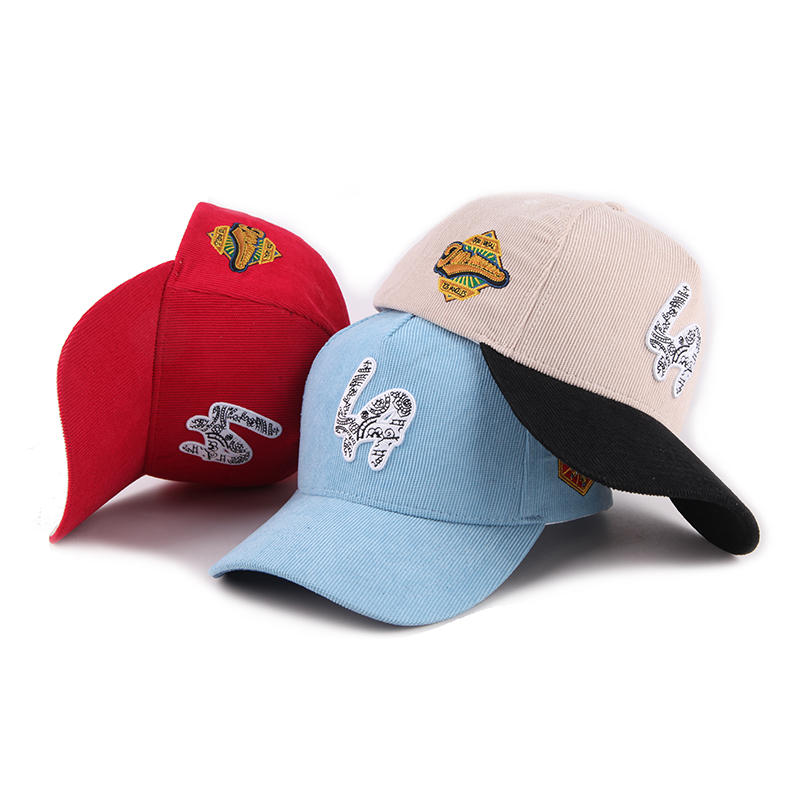 5 panel corduroy baseball cap