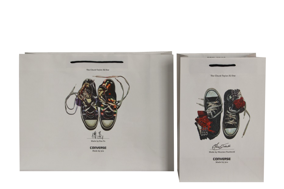 Machine made enviromental shopping paper bag