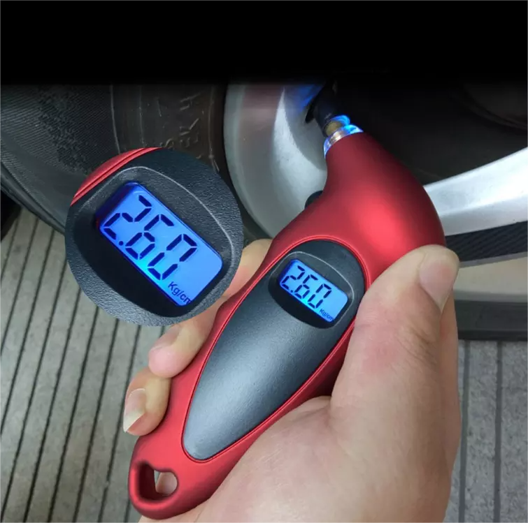 High quality new Multi functional Digital car truck bike LED Light Digital Tire Pressure Gauge