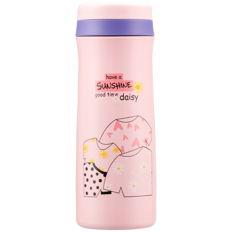 UZSPACE New Fashion 380ML metal stainless steel insulated thermal thermos Vacuum Flask for kids