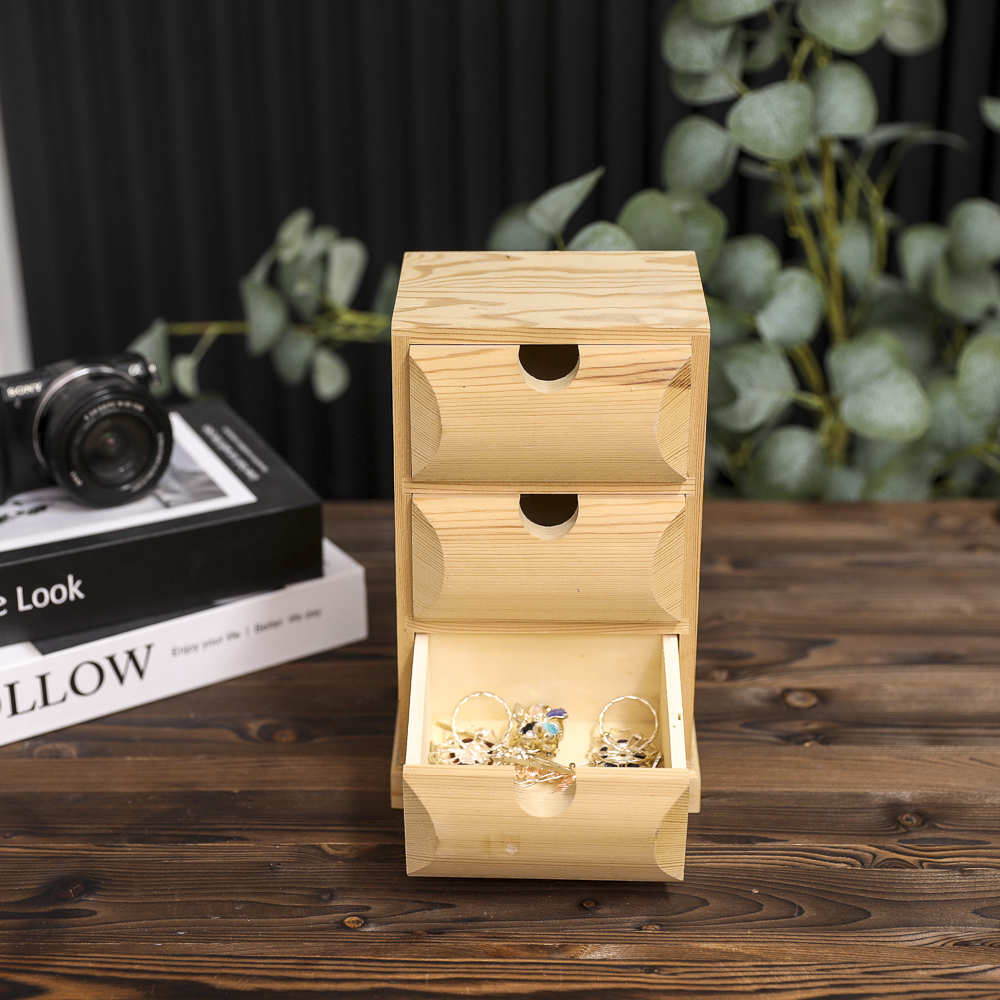 Wooden storage box