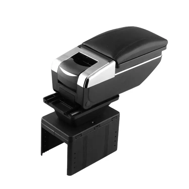 Auto Interior decoration accessories central store content box car arm rest box with cup holder