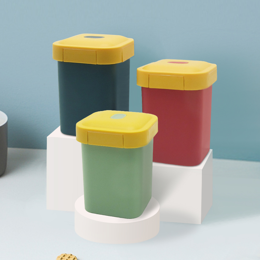 Haixin hot sale good quality plastic 550ml airtight soup bottle plastic soup cup breakfast mug
