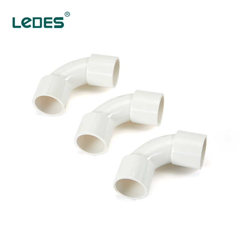 LEDES LSZH Solid Elbow Pipe Fittings White 20mm