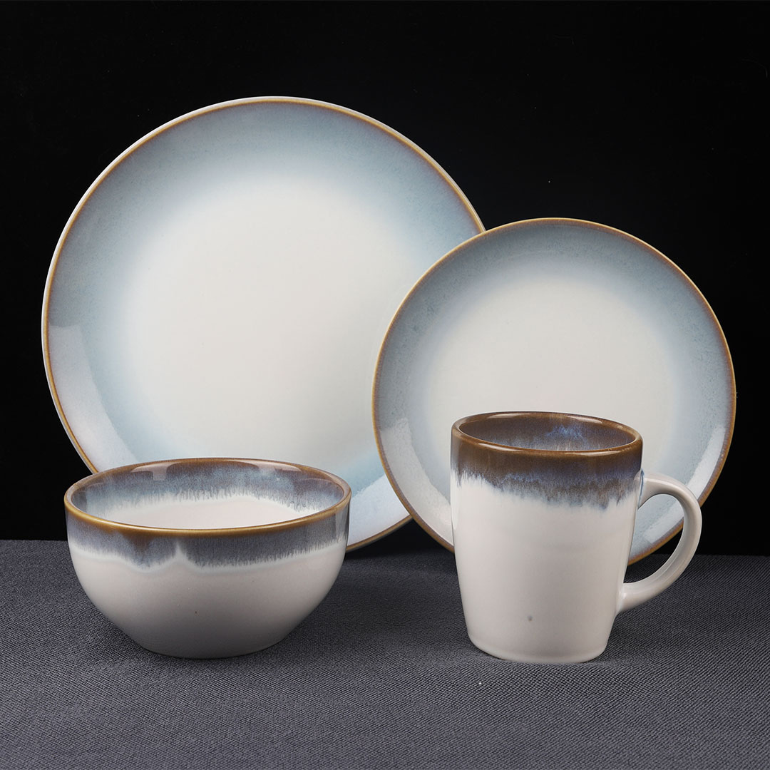 16pc decal porcelain dinnerware set