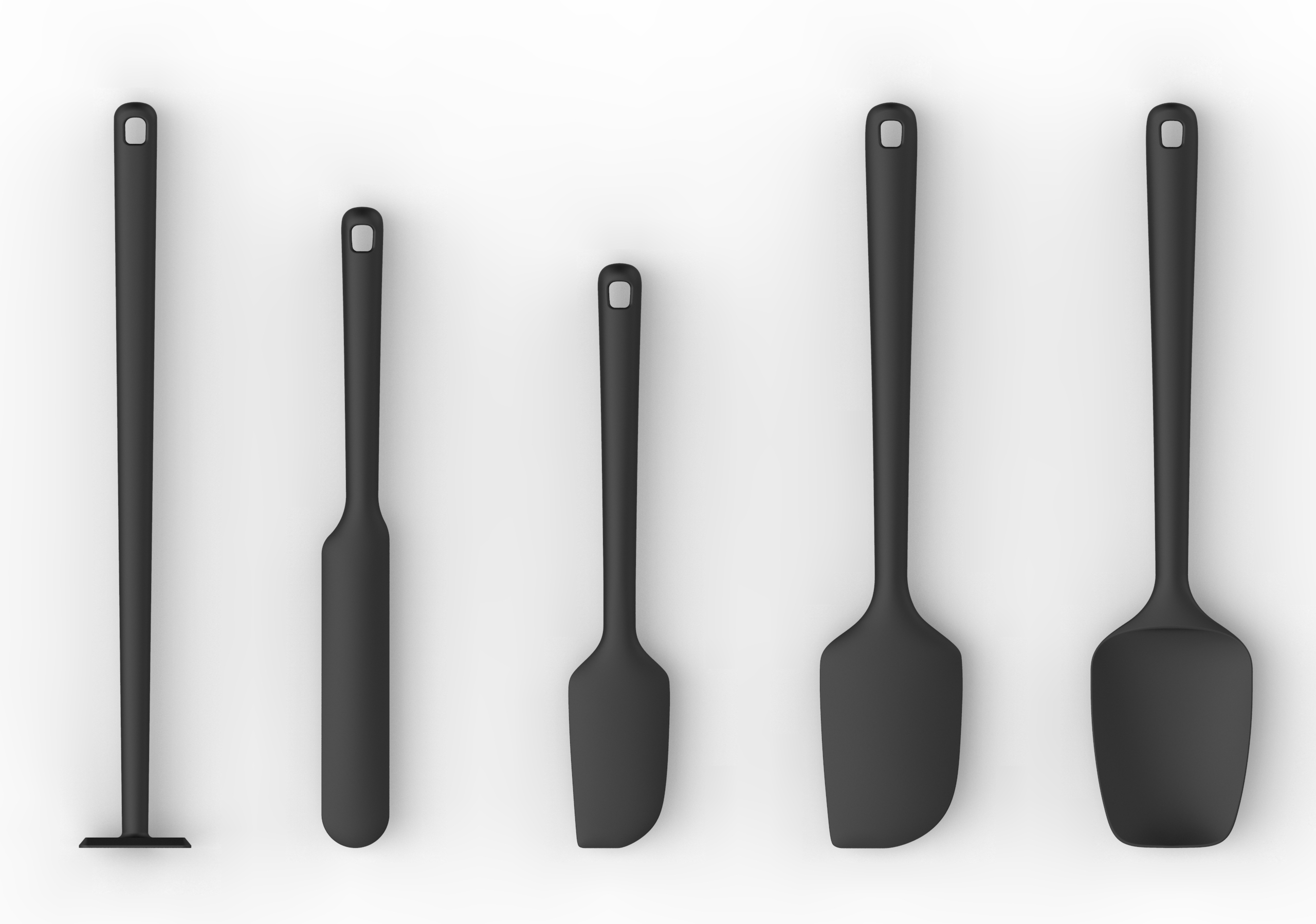 Silicone scraper sets