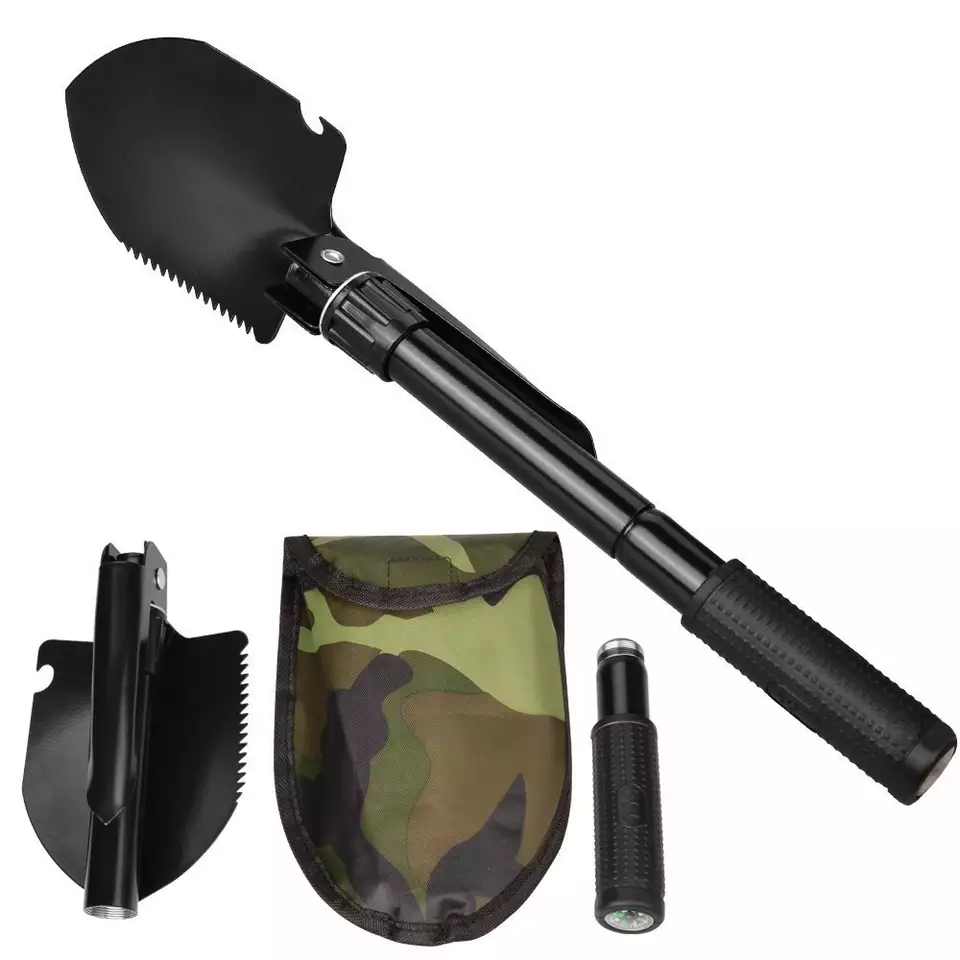 multifunction military folding shovel High Quality Outdoor Garden Camping Folding Shovel