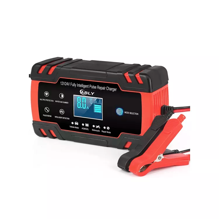Fast Charging Automotive Battery Charger Smart Battery Maintainer Trickle Charger for Car Marine