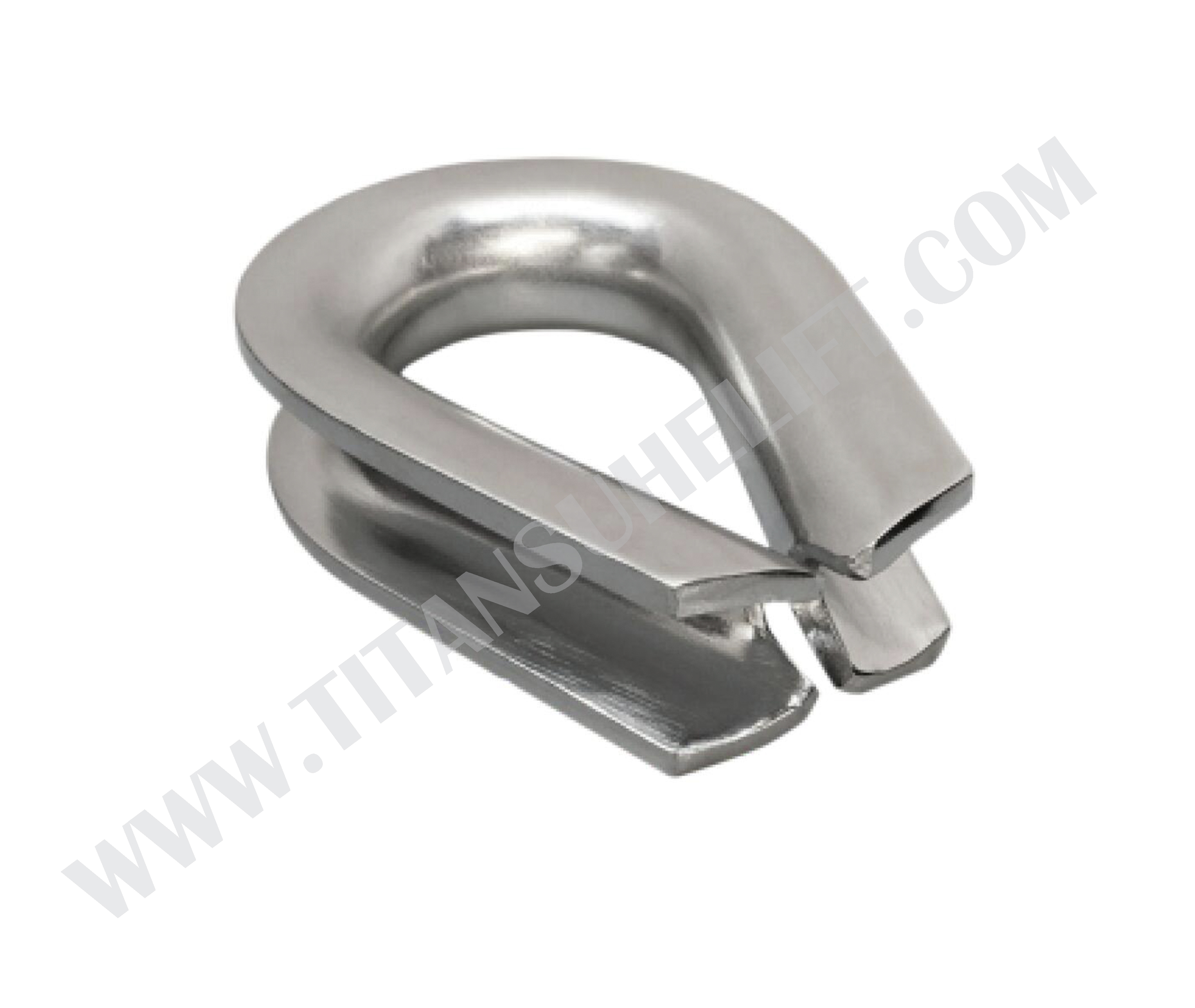 U.S. Type G414 Wire Rope Thimble, Stainless Steel AISI 304 or 316