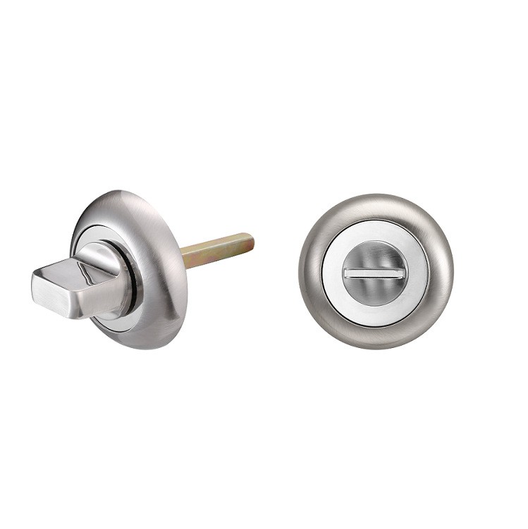 FZ16-196 aluminum knob WC door knob safety switch lock knob