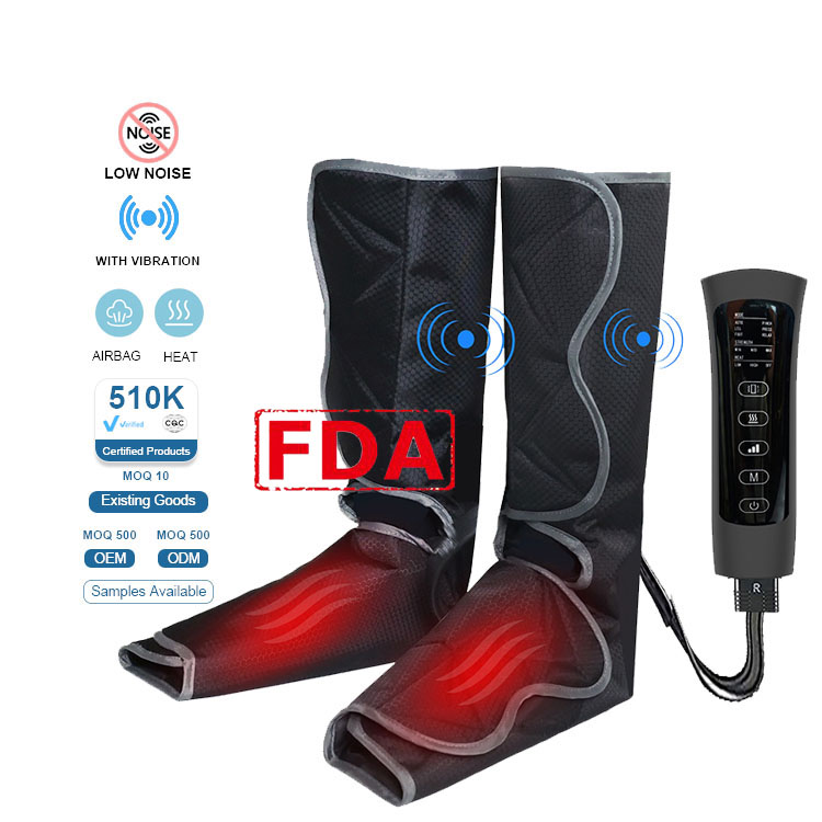 LCD controller airbag knee heating massager with vibration