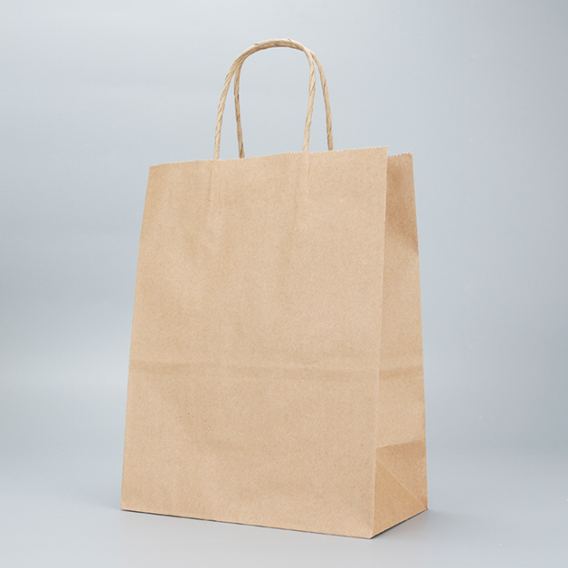 Paper bag with handle