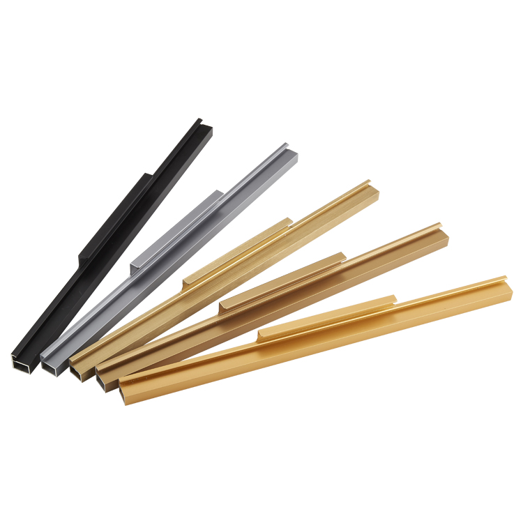 Aluminium door and window frame Aluminium profile for furniture cabinet door fashion style aluminium