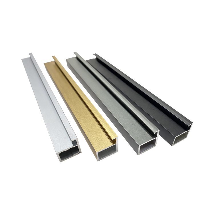 Furniture Hardware Accessories Edge Profile Handle Aluminum g-shape handle