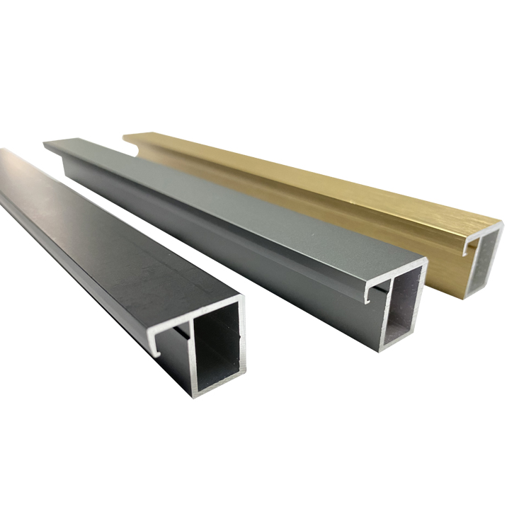 Modern European aluminum door drawer wardrobe hardware furniture kitchen cabinet pull handle