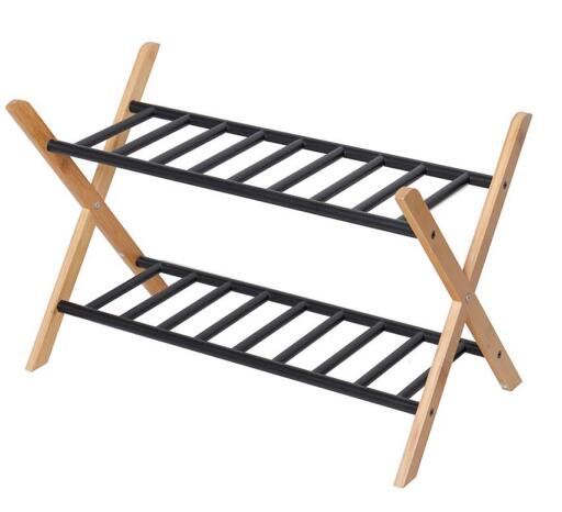 Bamboo shoe rack