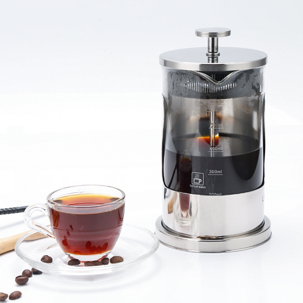 Stainless Steel Tea Maker French Press Coffee Plunger,French Press Coffee Make