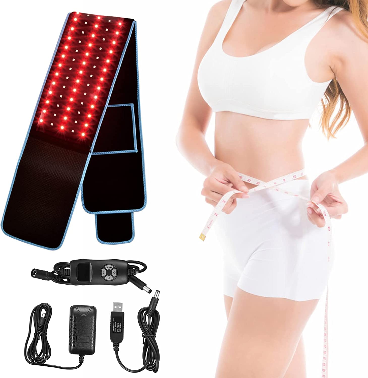 Muscle Pain Relief Led Red Light Belt Therapy Lipo Belt For Body
