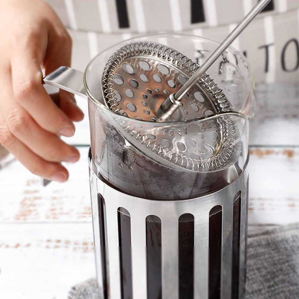 Stainless Steel Tea Maker French Press Coffee Plunger,French Press Coffee Make