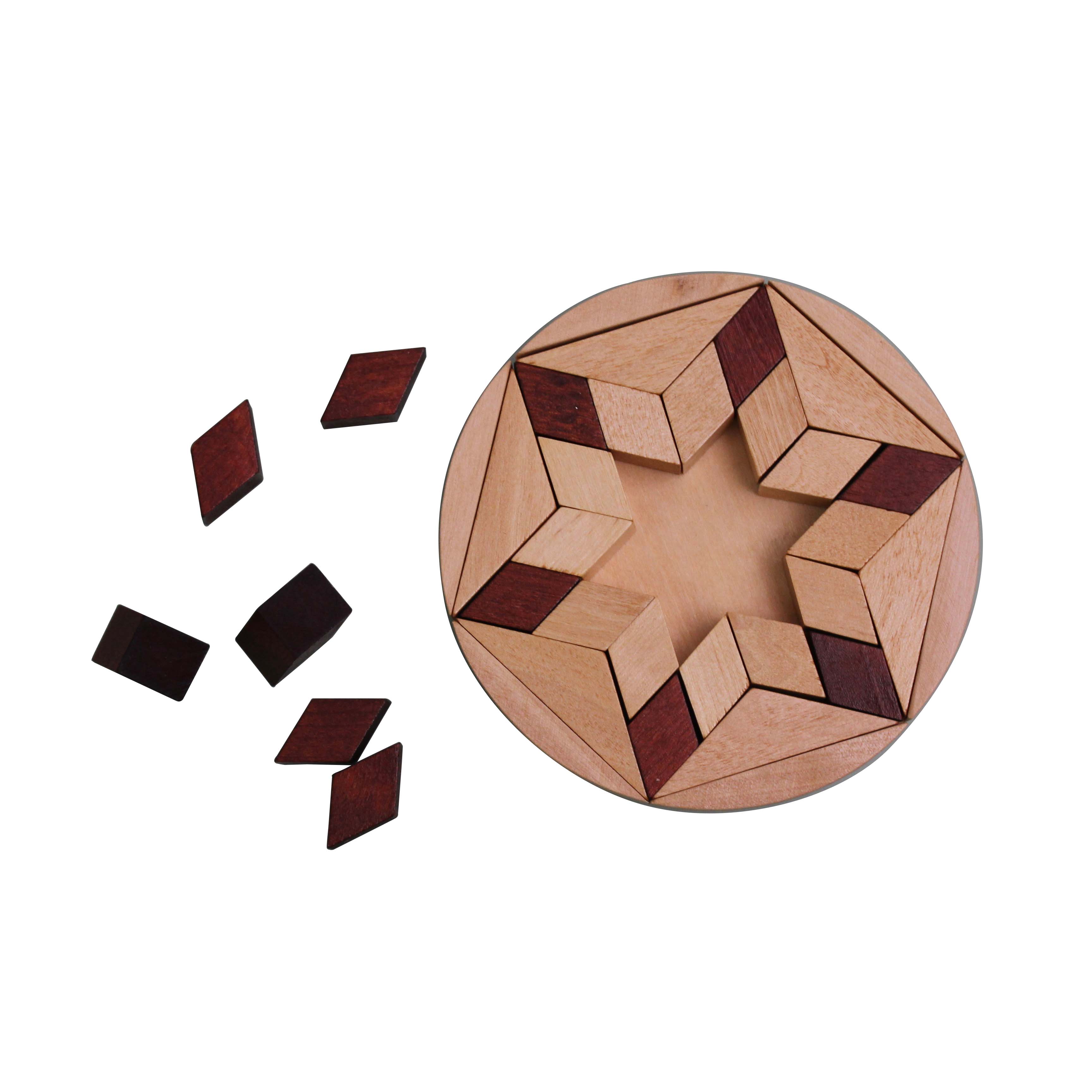 wooden brain teaser puzzle Jigsaw Puzzles Game for Kids