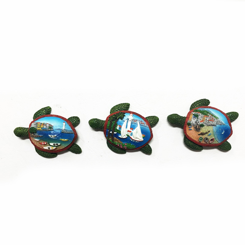Turtle scenery refrigerator magnet tourism souvenirs