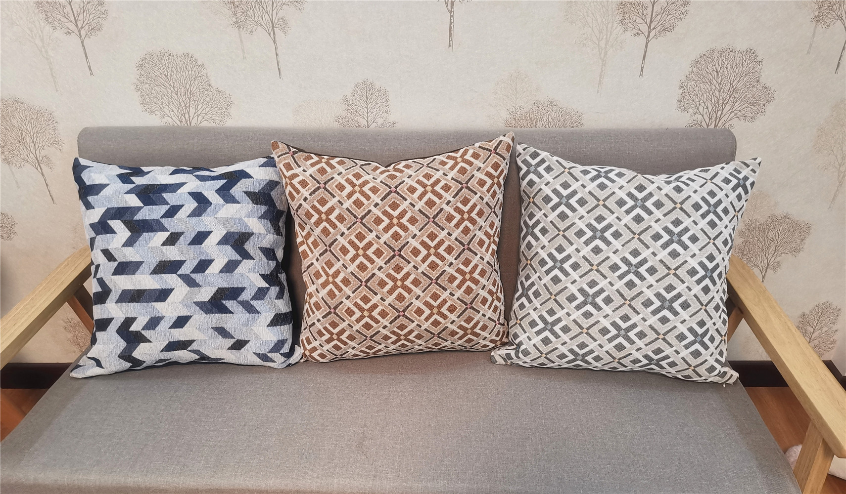 Chenille Jacquard Geometric Cushion/Cushion Cover/Pillow/Pillow Cover