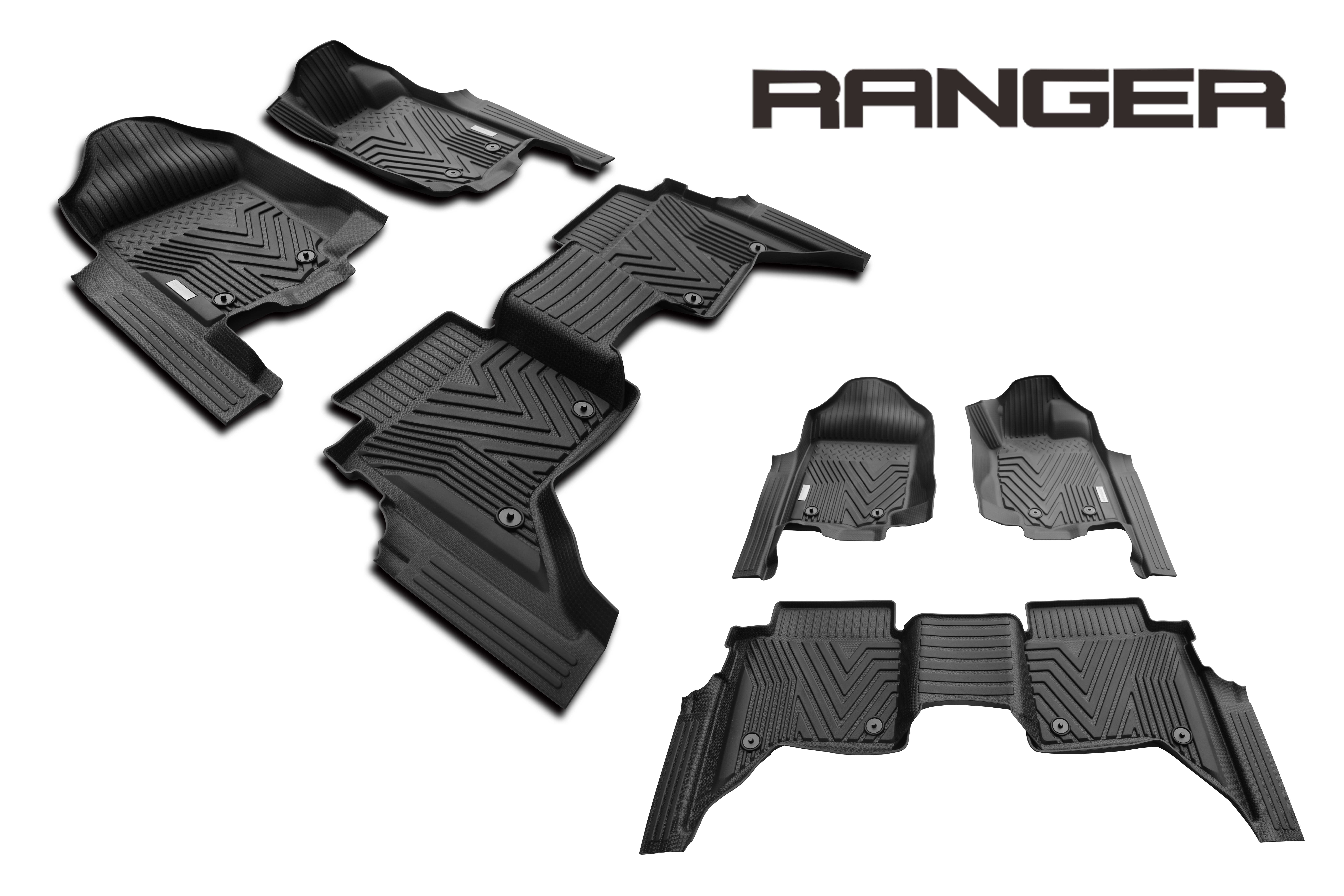 Car floor mat for ranger, car carpet, 3d mat