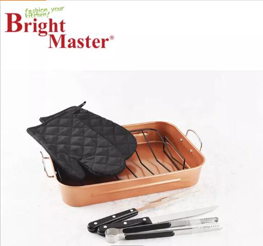 Nonstick Bakeware Set,Baking Sheet, Cake, Muffin, and Loaf Pans, Black