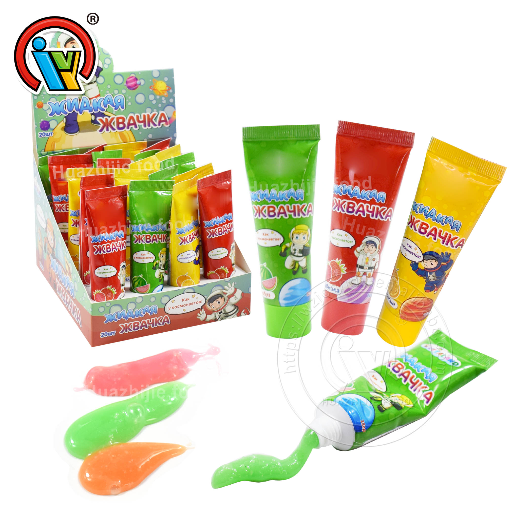 Toothpaste liquid bubble gum
