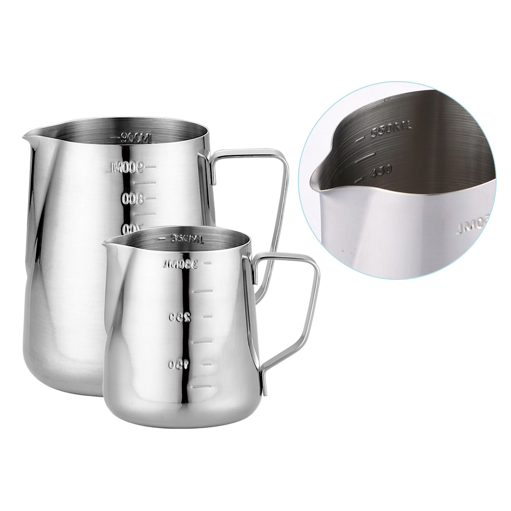 Stainless Steel Measuring Cup Milk Jug W/ Scale