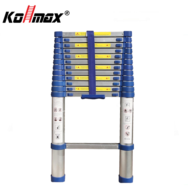 Kollmax 3.8M/12.5Ft Aluminium Telescopic Ladder Rooftop Tent Ladder RV Steps