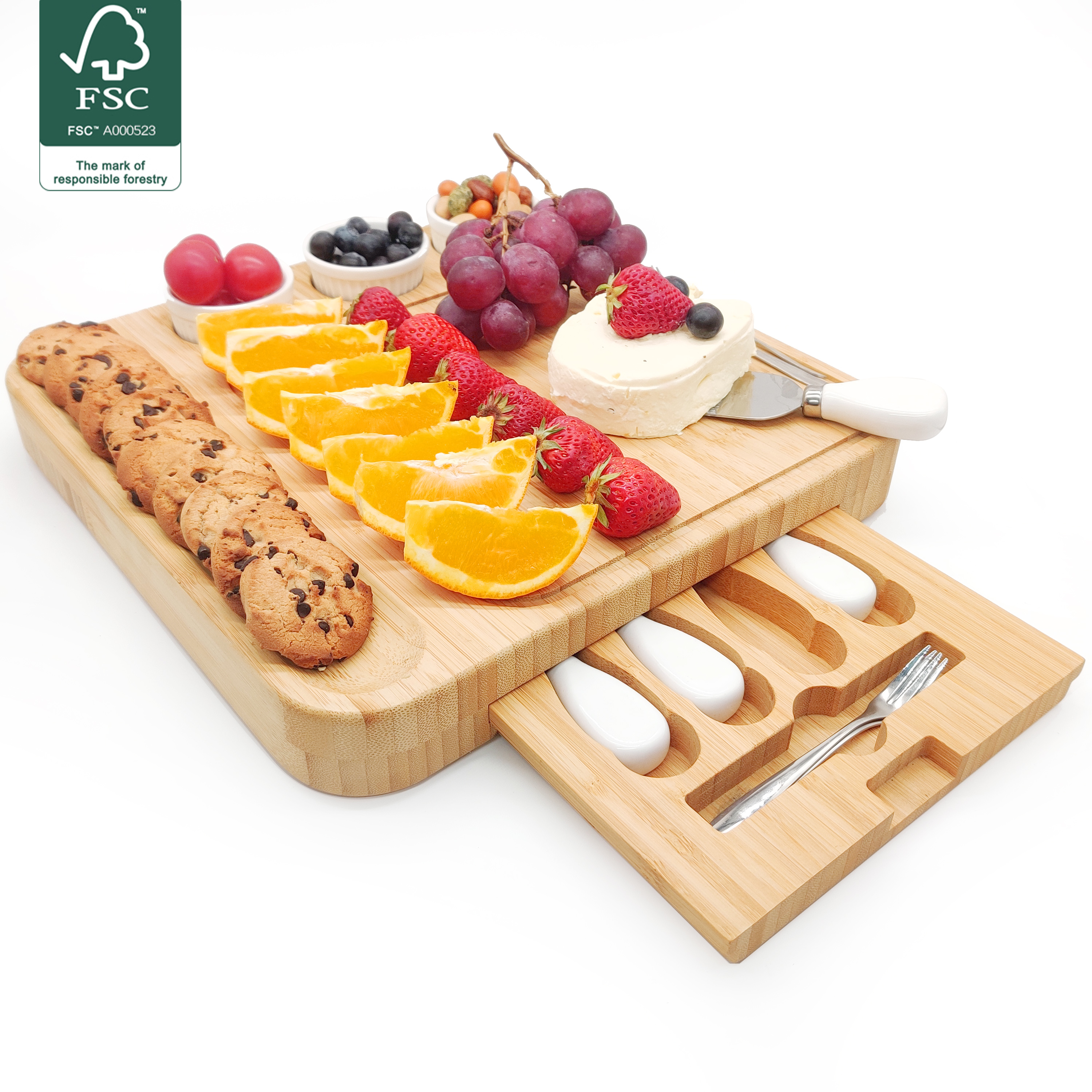 Bamboo cheese board