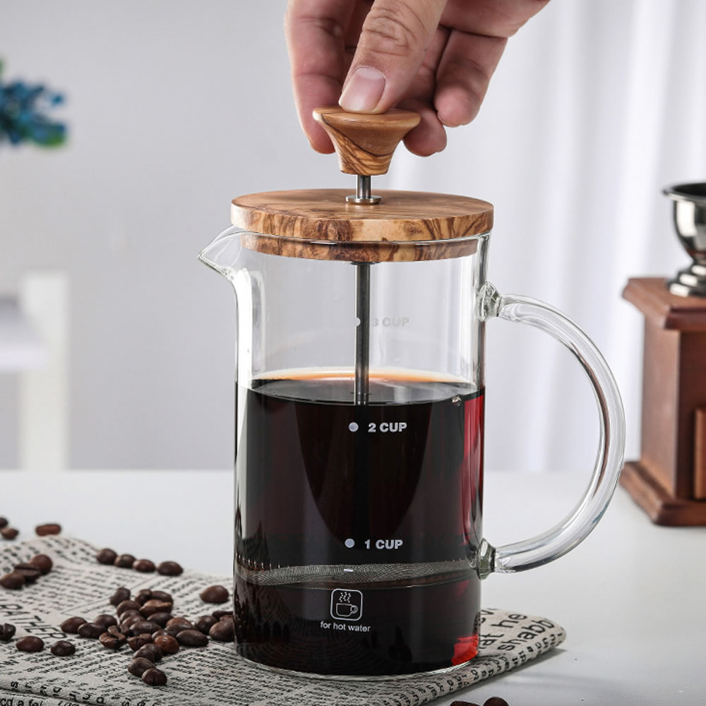 Stainless Steel Tea Maker French Press Coffee Plunger,French Press Coffee Make