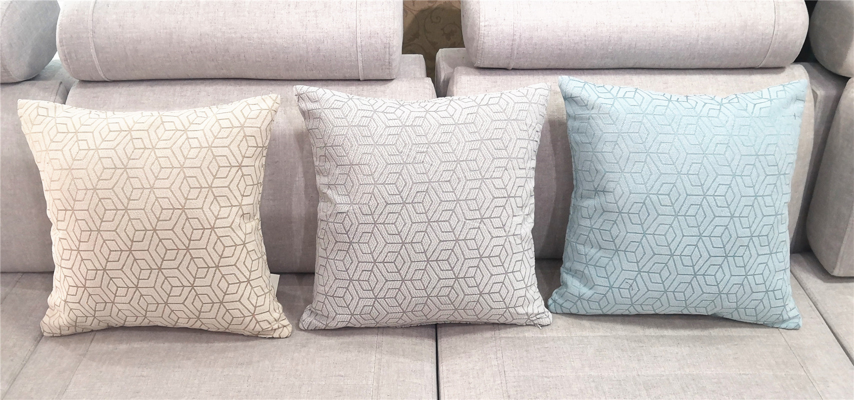Chenille Jacquard Geometric Cushion/Cushion Cover/Pillow/Pillow Cover