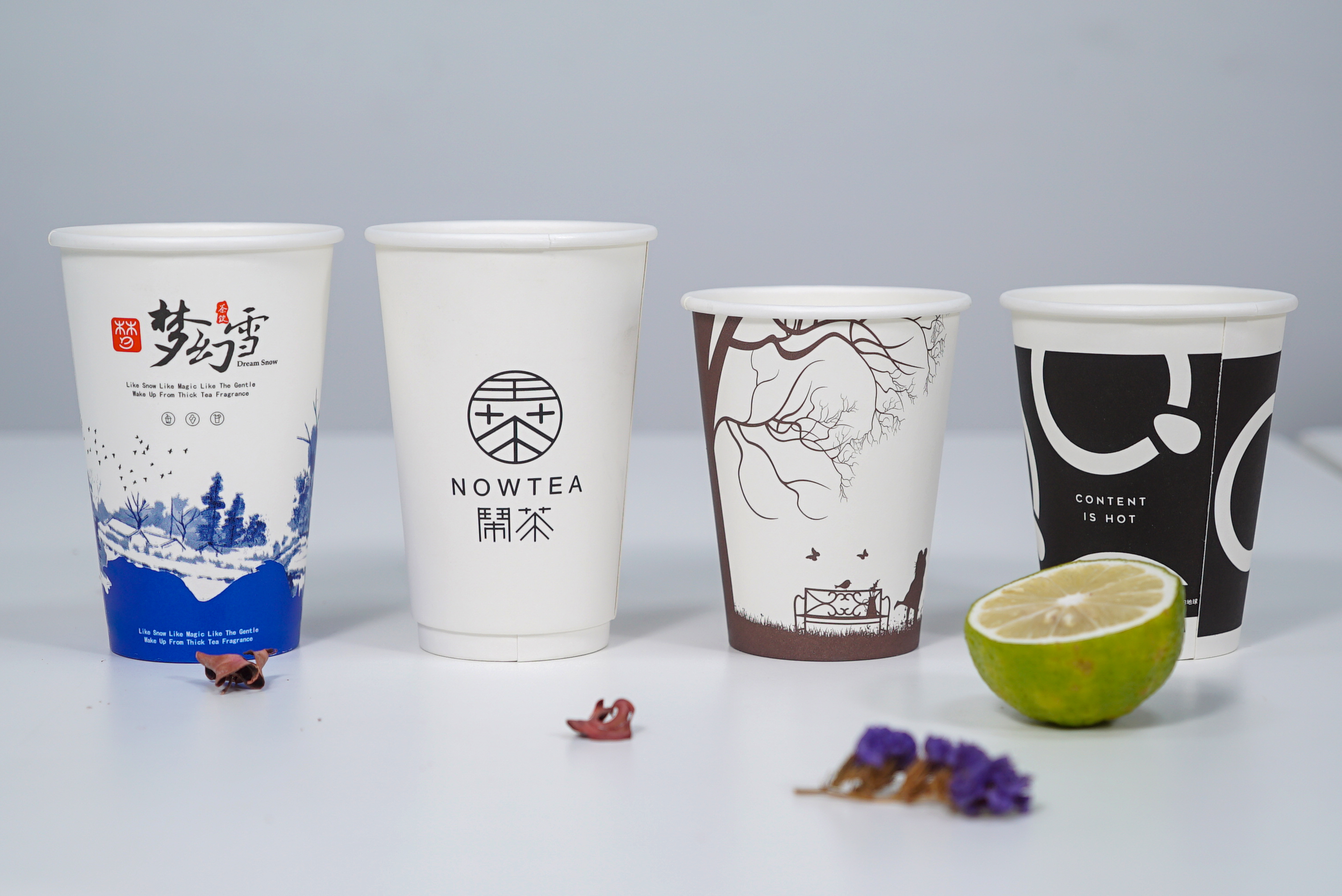 China Factory Customized Disposable Coffee Paper Cups