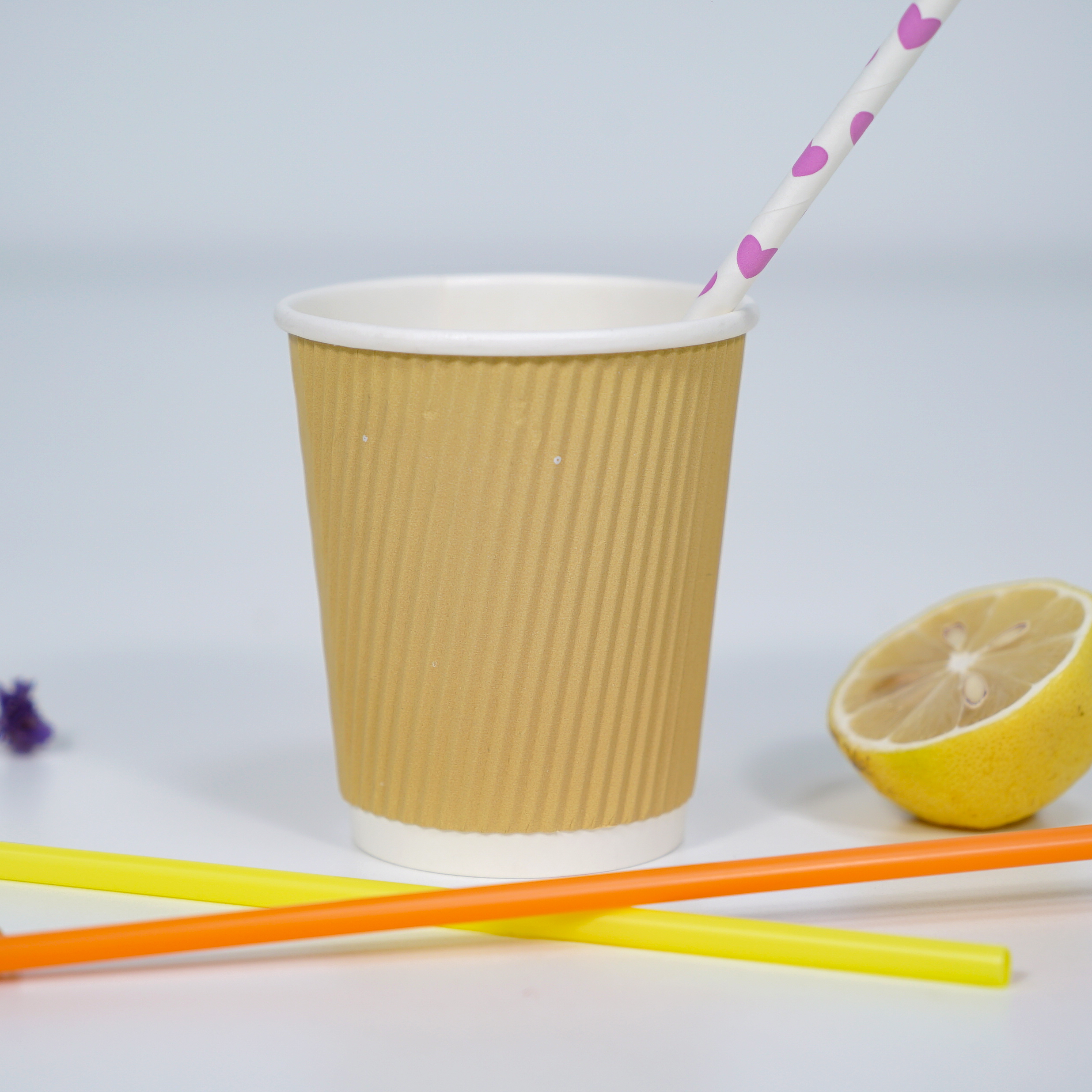 China Manufacturer Custom Logo Printed Disposable Single Wall /Double Wall/ Ripple Wall Cups