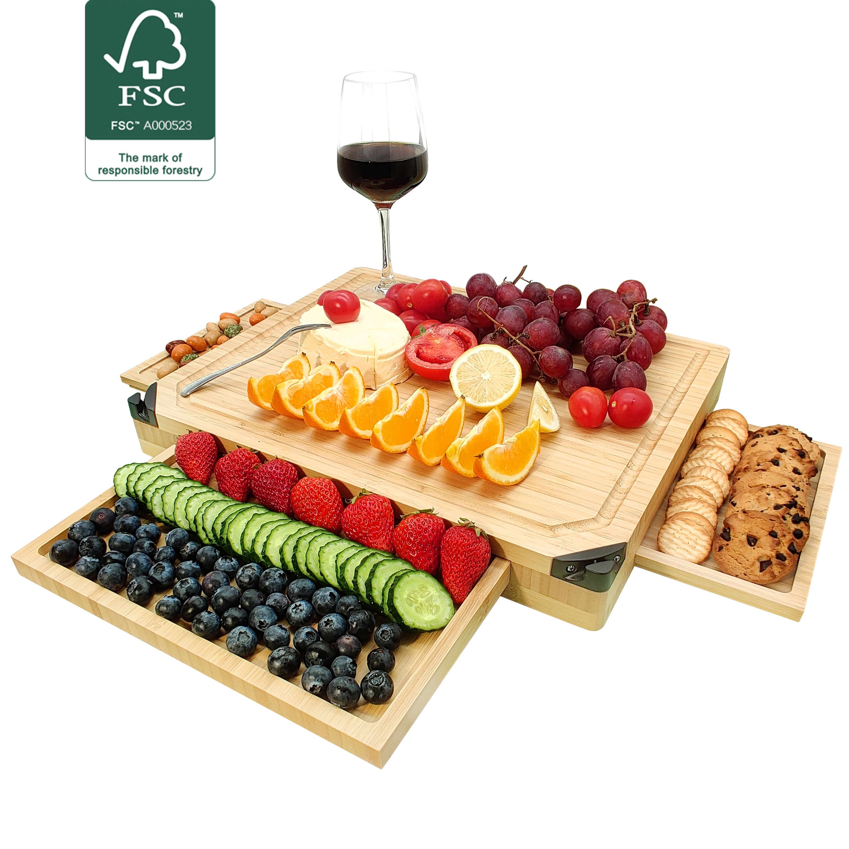 Bamboo cheese board