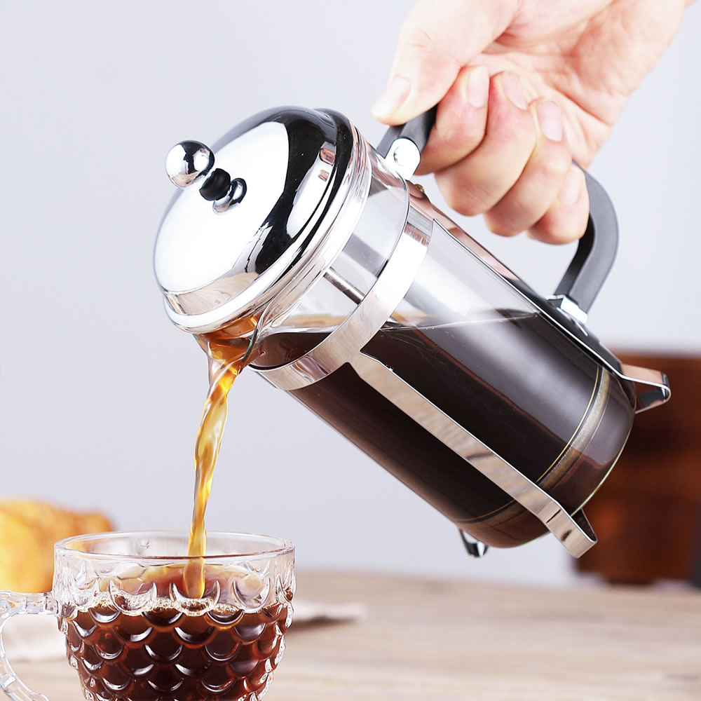 Stainless Steel Tea Maker French Press Coffee Plunger,French Press Coffee Make