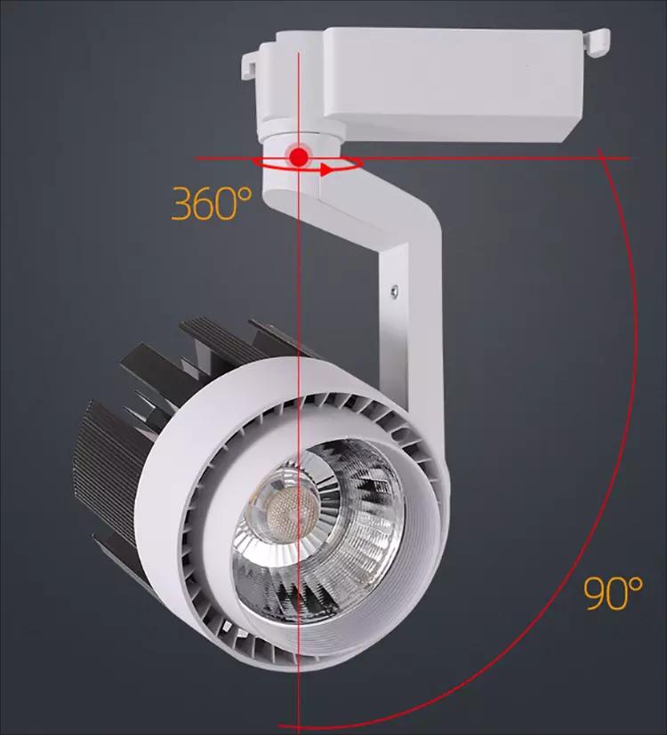 Factory Price 360 Degree Beam Angle Hotel Residential Commercial Track Light LED Track Light