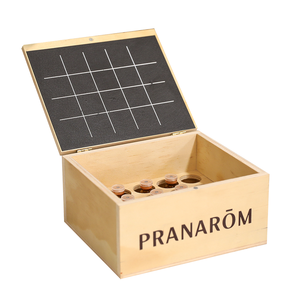 Wooden essential oil package box