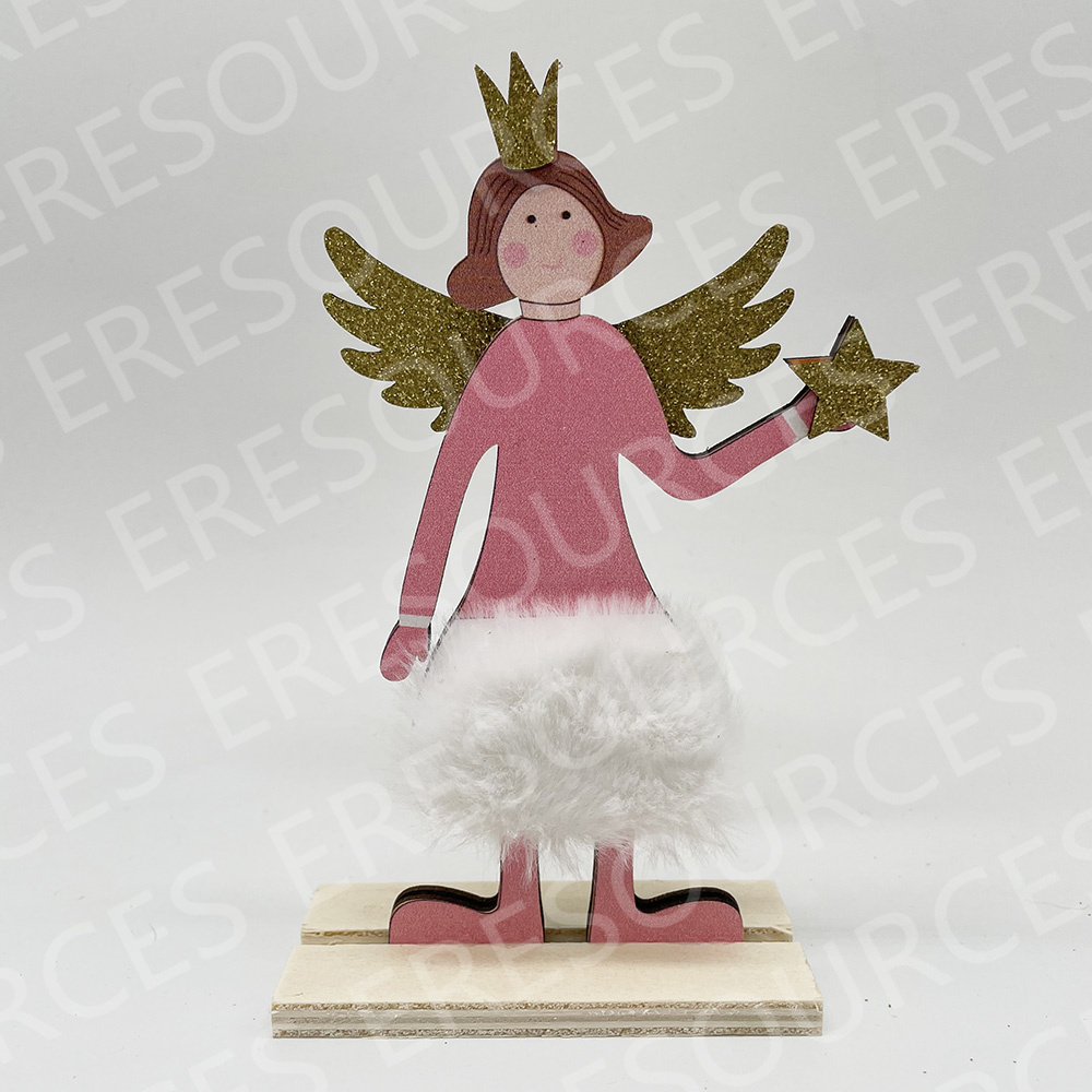 Christmas Wooden Angel Table Top Decoration