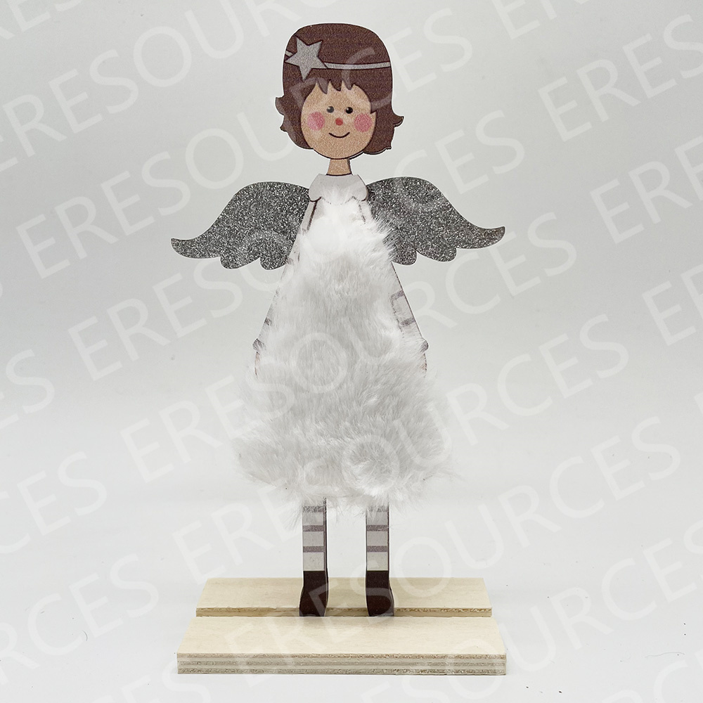 Christmas Wooden Angel Table Top Decoration