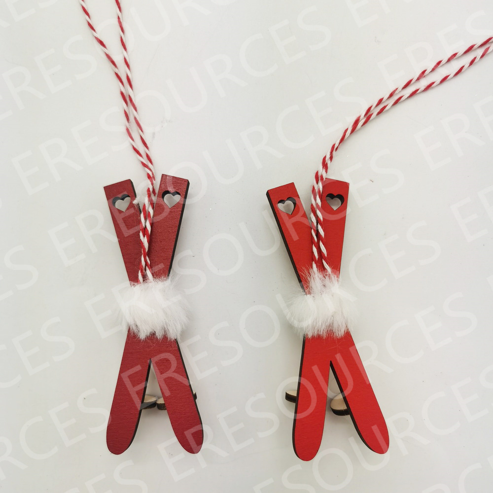 Christmas Wooden Hanging Ornaments