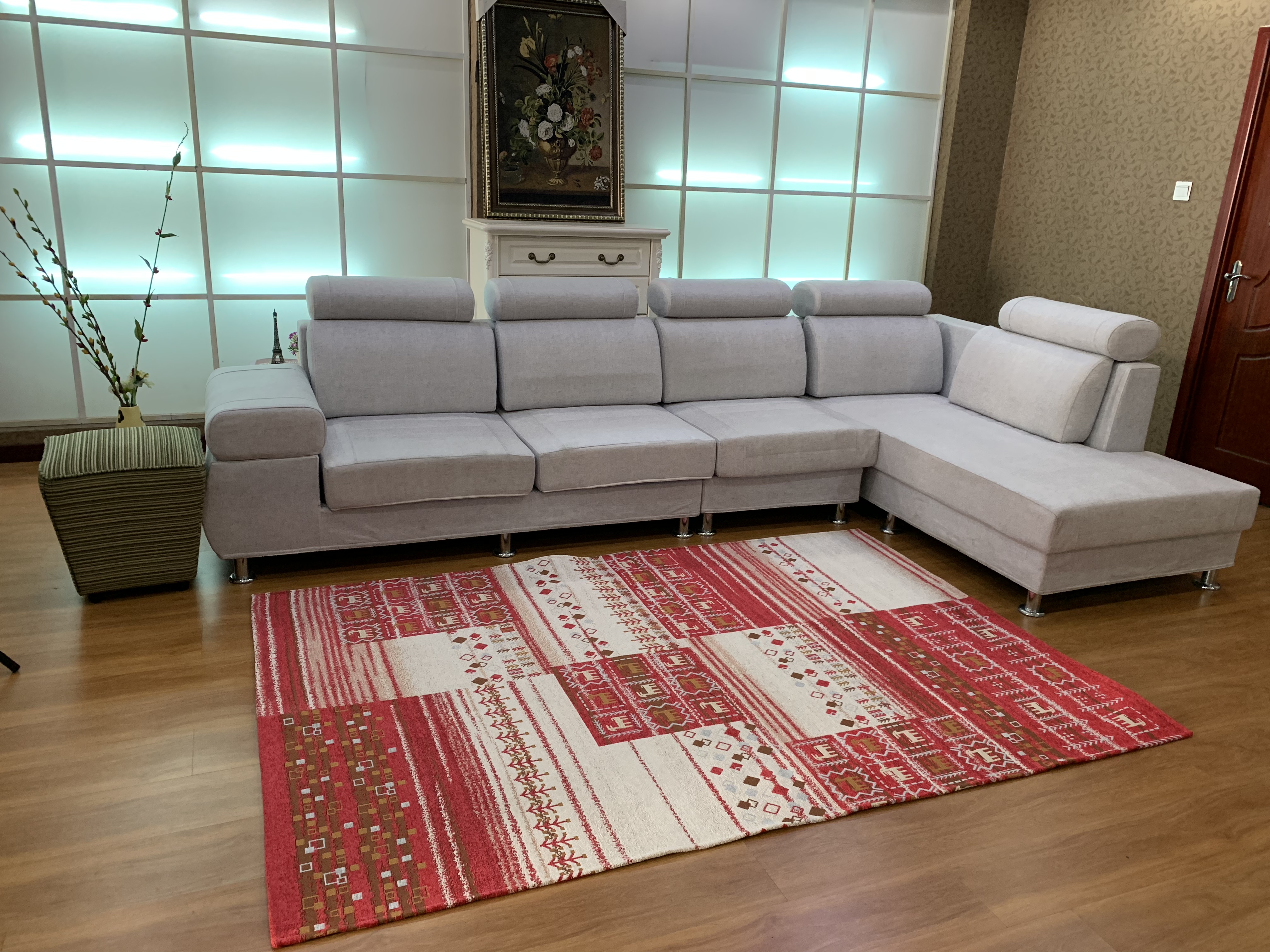 Jacquard Chenille Rug, シェニールジャガードラグ
