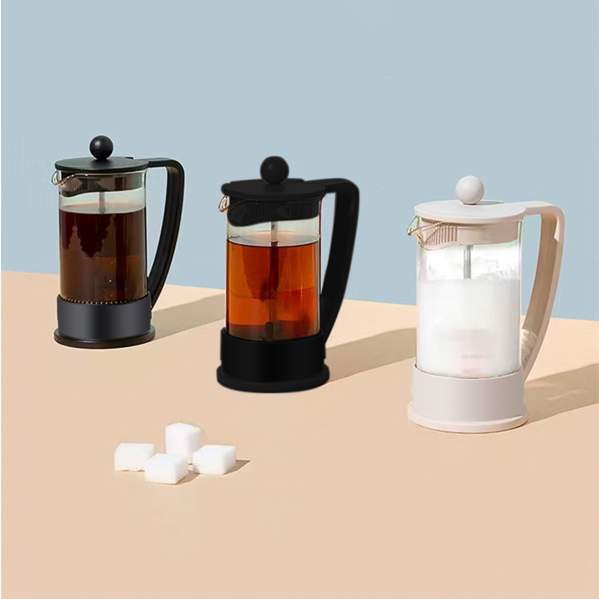 Heat Resistant Stainless Steel Coffee Presser And Tea Cold Brew Pot French Press Coffee Maker